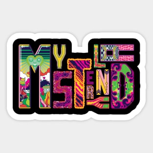 MYSTERYLAND - electronic music festival grunge edition Sticker